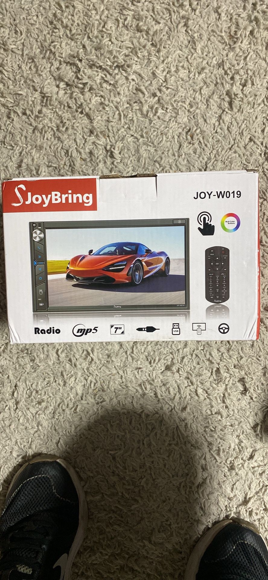 SJoyBring JOY-W019 7" HD Touchscreen Wireless Double Din Car Stereo System A4