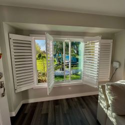 Factory Direct Custom Wood Plantation Shutters - 100% Real Hardwood Interior Window Coverings - Custom Paint, Stains & Expert Local Install