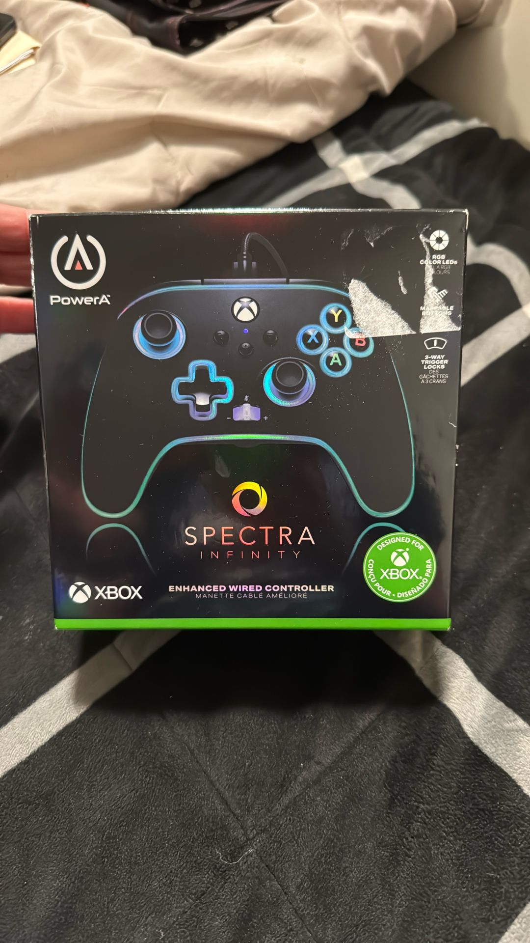 PowerA Spectra Infinity Enhanced Wired Controller for Xbox Series X|S- Black, Officially Licensed for Xbox