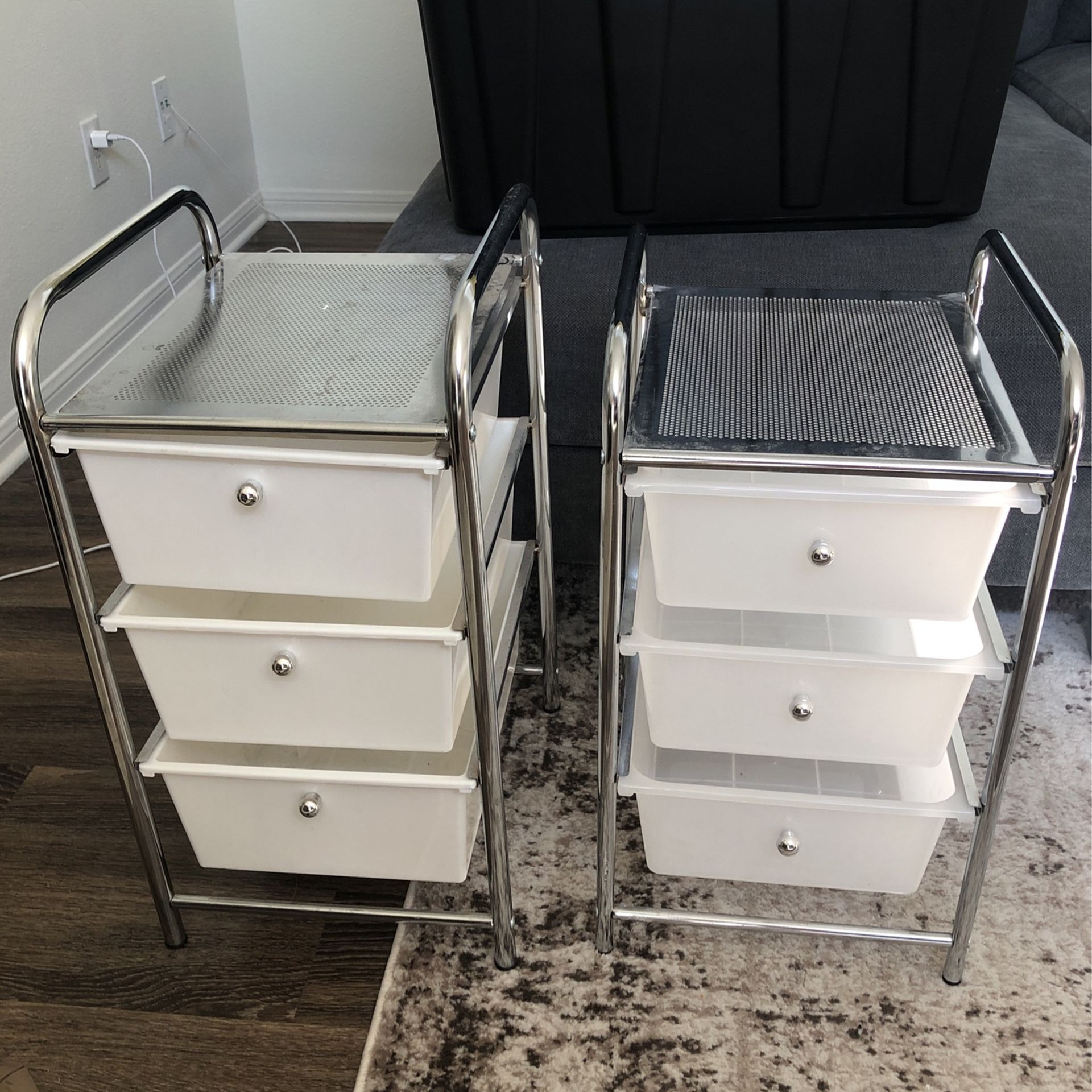 Plastic Organizer / Storage Cart with Drawers