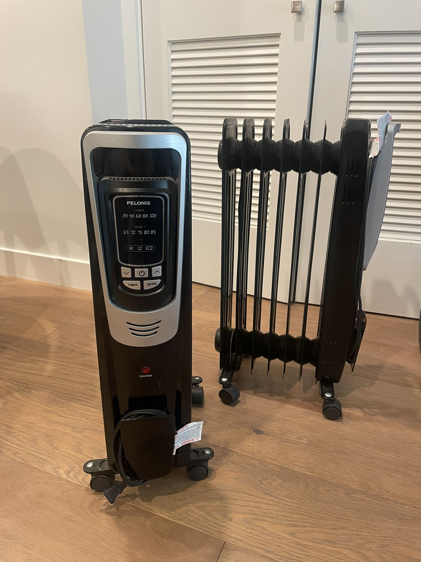 Oil-Filled Radiator Heaters | Pelonis – Set of 2