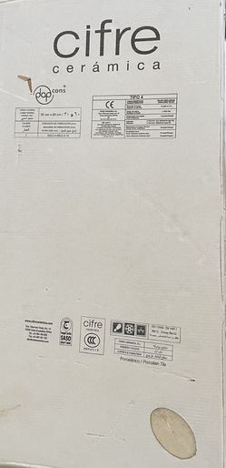 18 Box Tile 30x60 Cm ( 6 Tiles Per Box About 12 Sq Ft Per Box) 