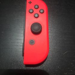 Nintendo Switch HAC-016 Right Side Joycon - NEON RED #U8987 (VH)