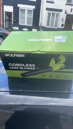 Wolfman Cordless Leaf Blower 20v