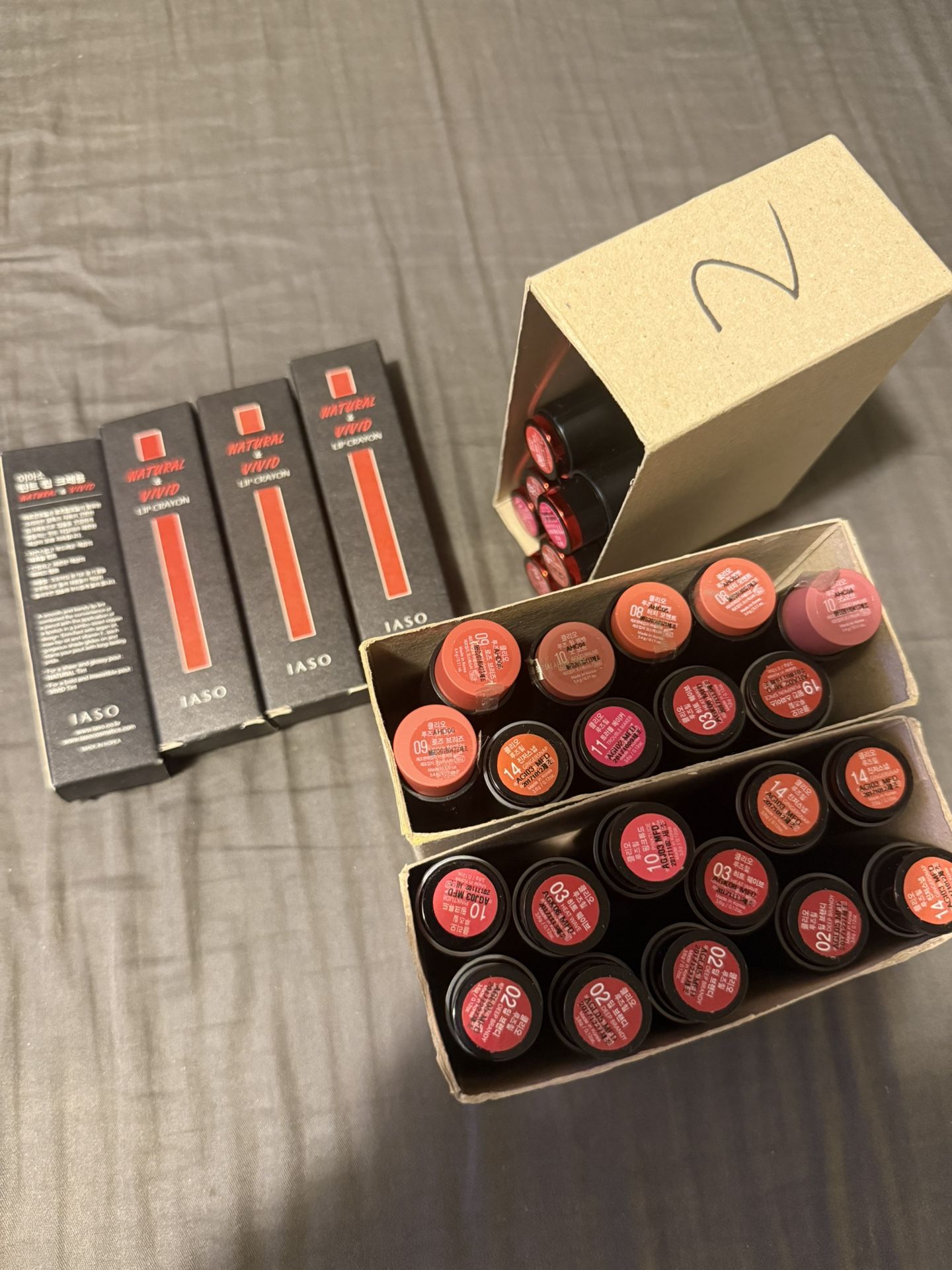 Korean Lip Sicks and Lip Crayons