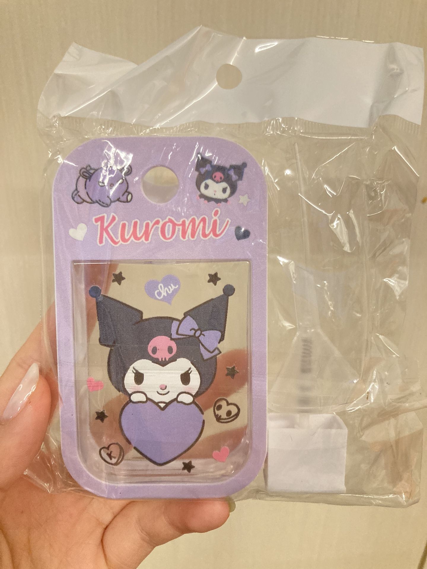 kuromi sanitizer refill bottle