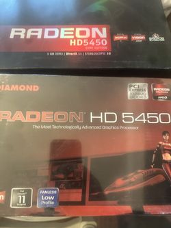 RADEON graphics Cards 2 Unopened Boxes 