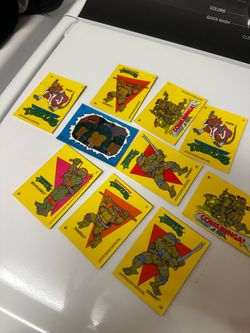 Vintage TMNT cards