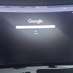 240 hz curved sceptre monitor with huanuo arm stand