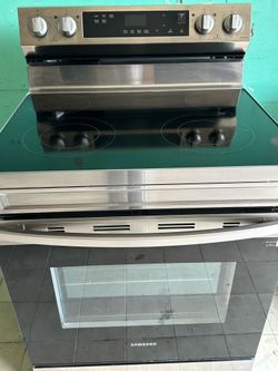 Samsung 30” Slide-In Electric Range Stainless Steel – SmartThings WiFi