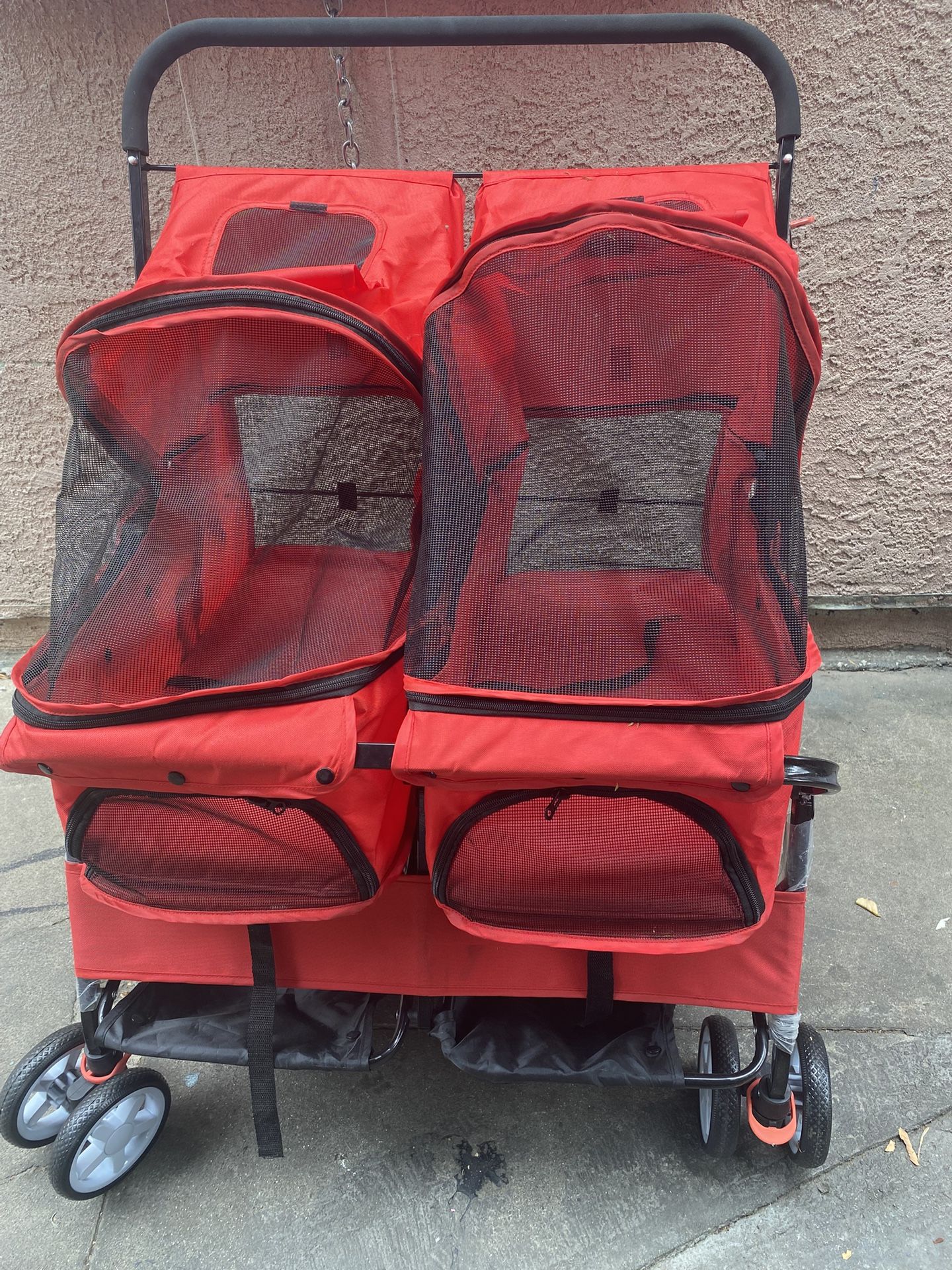 Pet Double Stroller 