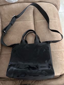 DKNY Black Camo Tote Crossbody Bag