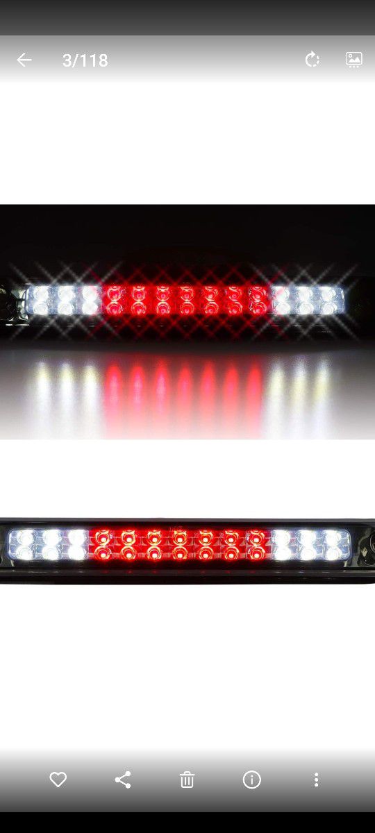 LED Rear Light For Chevy / GMC Cargo Lamp High Mount Stop light (Smoked)