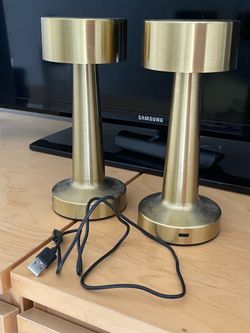 Rechargable bedside Lamps
