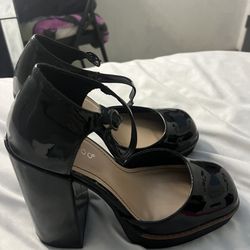 Size 8 Black Heels 