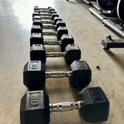 5lbs - 30lbs Dumbbell Set With Rack (210lbs Total ) 