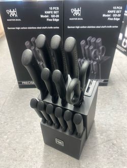 15pcs Stainless Knife Set