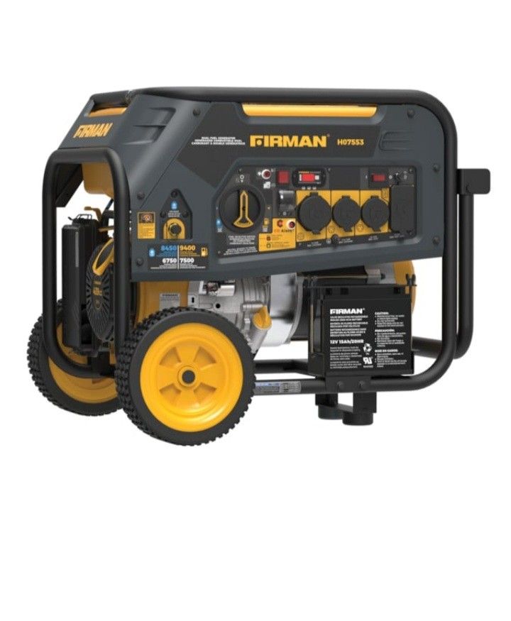 Firman Hybrid-7500 Watt Dual Fuel Portable Generator