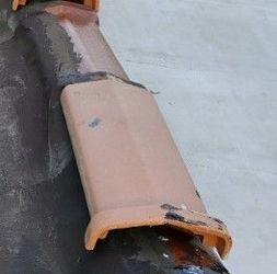 7 Firewall clay copings masonry roof