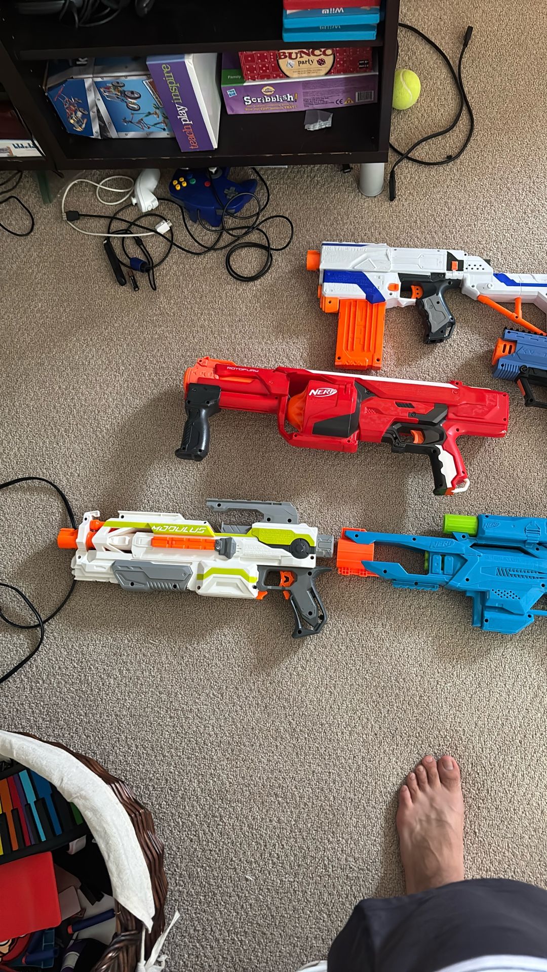 $10 Each For The Need Guns And $79 For All (No Darts Except For The Blue Rival Guns)