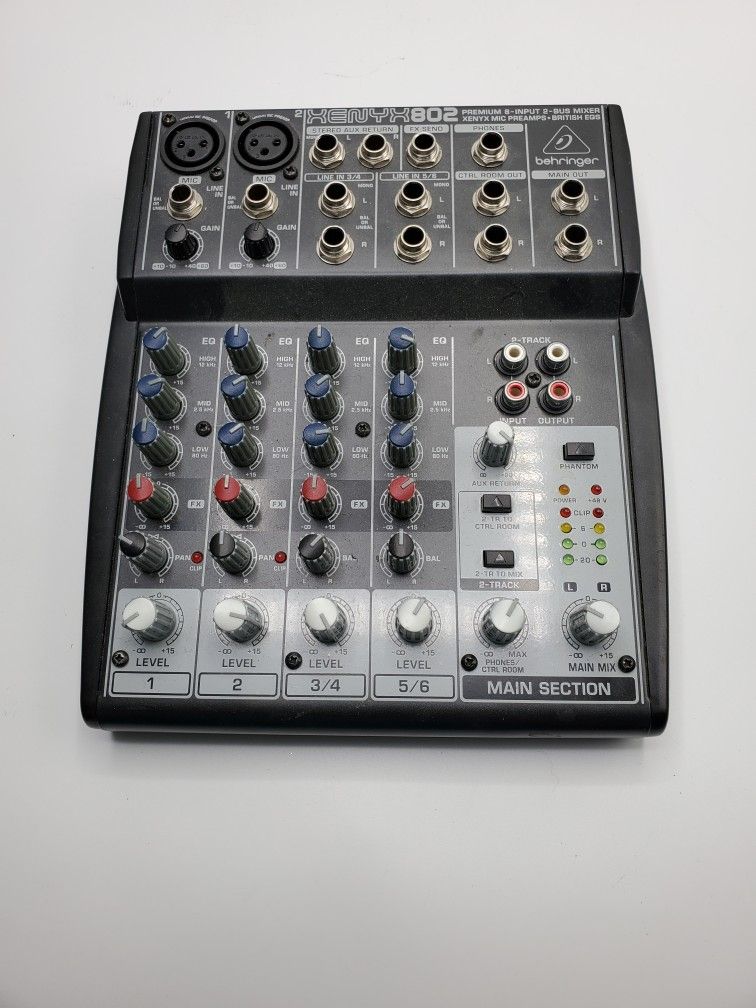 Xenyx 802 Primium 8 Input 2 Bus Mixer
