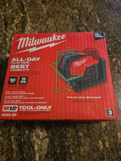 Milwaukee M12 Láser nuevo en caja tool only