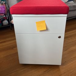 2 Drawer File Cabinet NO keys 