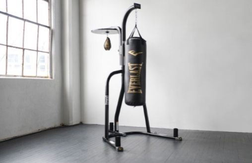 80 Pound Everlast Punching Bag Stand And Speed Bag