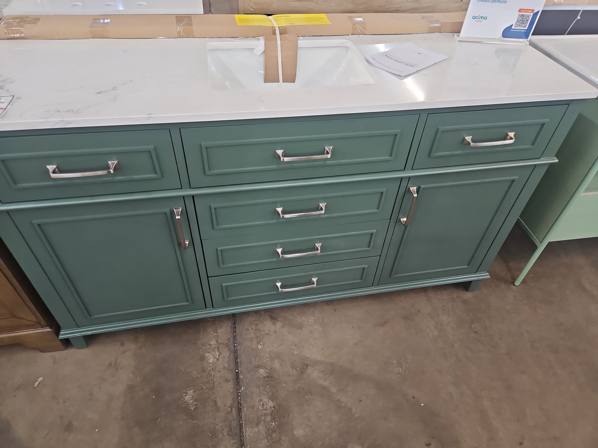 NEO 60 VANITY
SEA GREEN SINGLE SINK