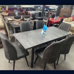 New In The Box 📦 Dining Table With 6 Chairs - Delivery Available 