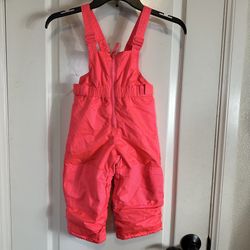 New baby girl 18 months snow bib