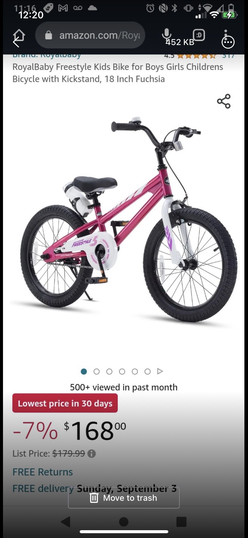 18 Inches Bike Excellent Condition