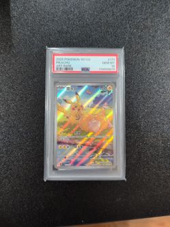 Pokemon PSA 10 Chinese Pikachu Psyduck