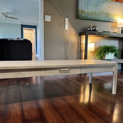 Wood Farmhouse Style Coffee Table