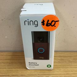 RING BATTERY DOORBELL HD VIDEO.