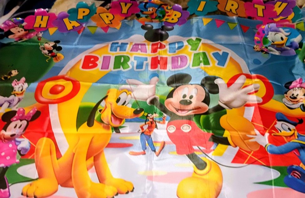 Mickey mouse clubhouse birthday party decorations/ party supplies