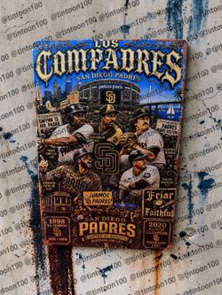 Padres Metal Sign
