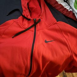 NEW Red Nike Hoodie Size LARGE 