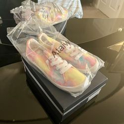 Brand New Girls Tie-Dye Flat Shoes