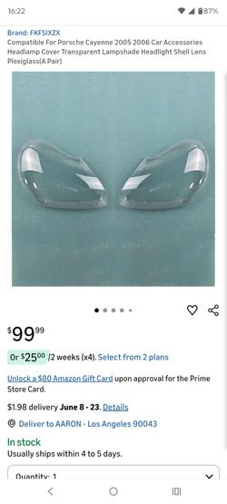 2005-2008 Porsche Cayenne Headlight Lean's.