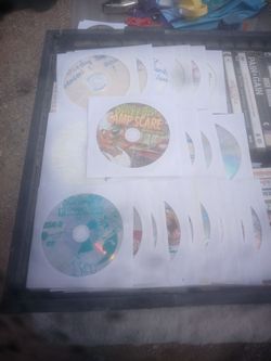 Scooby do 24 dvd disc's some purchased disc's self burned discs