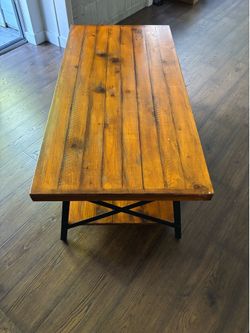 Wood Coffee Table - $50