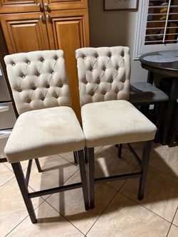 30” Bar stools purchased from Ashley’s set of 4