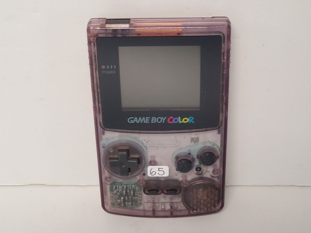 Nintendo Gameboy Color Atomic Purple Clear
