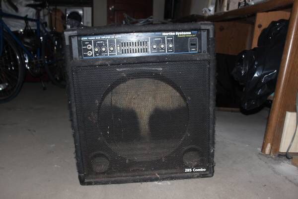 Hartke Combo Bass Amplifier- needs new speaker