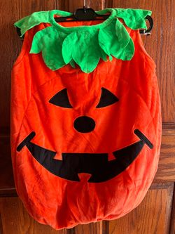 Toddler pumpkin costume