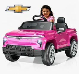 Ride On Car - Chevrolet Silverado EV - Pink - New
