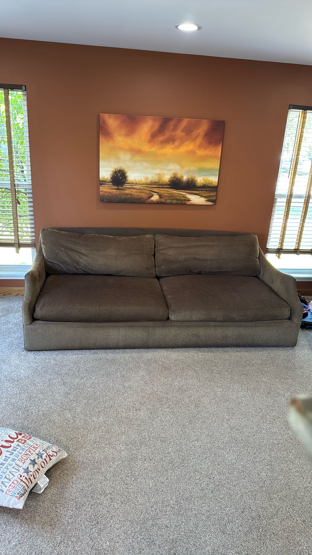 Large Brown Sofa