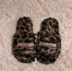 Balenciaga Furry Slides