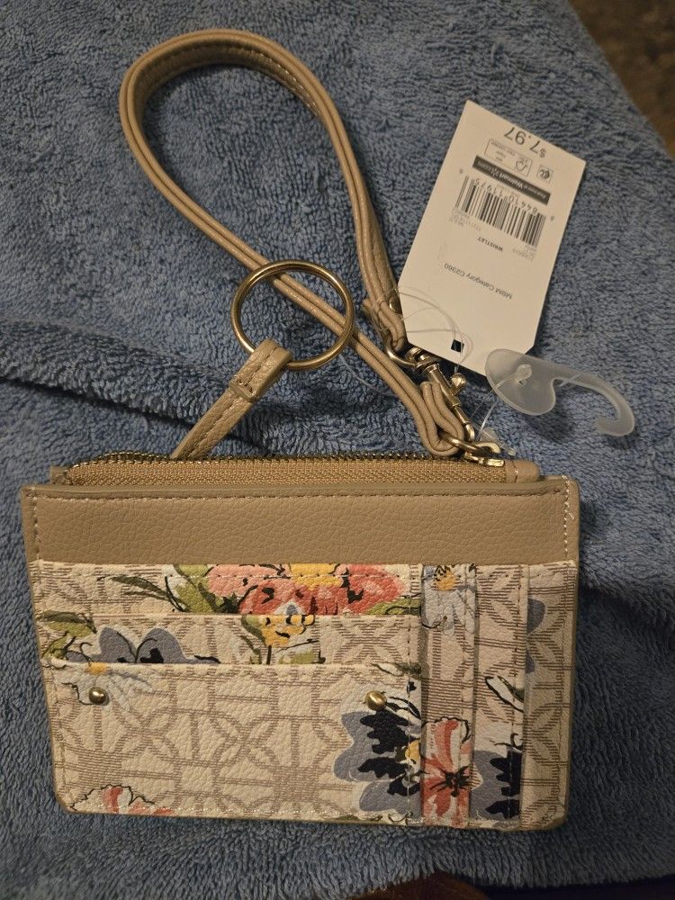 Time And Tru Anita Credit Card Wristlet